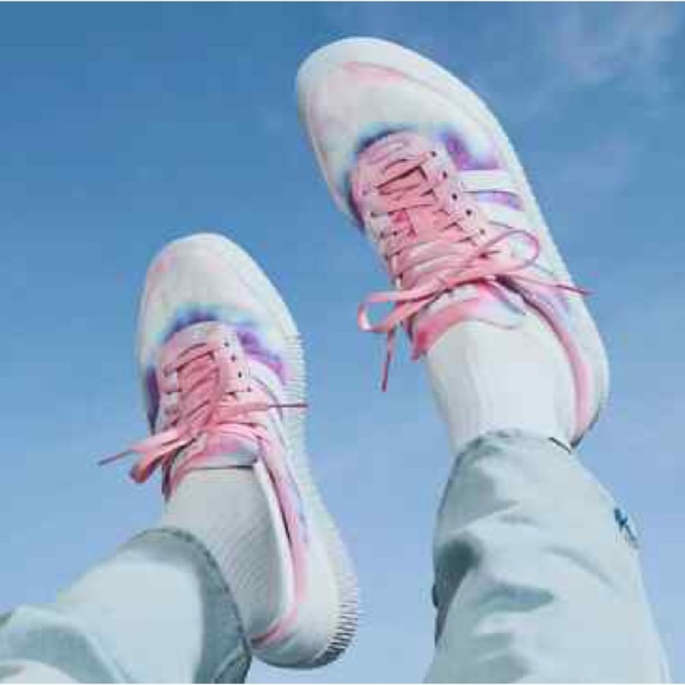 Adidas Pink, White, and Purple Women's Sambas